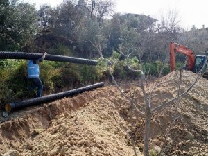 Bozdoğan’ın Koyuncular Mahallesi'nde kanalizasyon yenileniyor