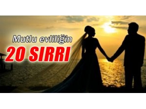 Aşk ve mutluluğun 20 sırrı