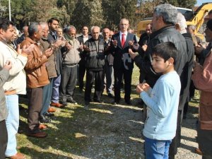 Acarlar İmam Rabbani Camisi için ilk kazma vuruldu