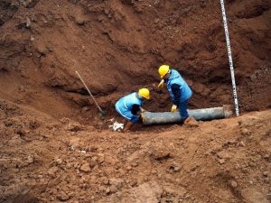 ASKİ’nin Kemer’deki çalışması 150 metre uzatıldı
