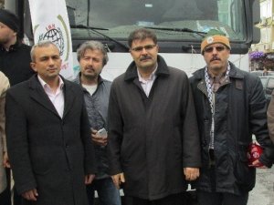 Aydın’dan Suriyeli savaş mağdurlarına bir tır yardım malzemesi gönderildi