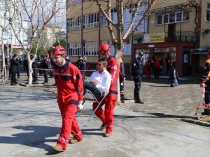 Aydın’da deprem tatbikatı düzenlendi