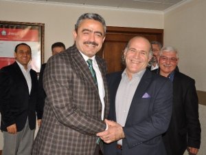 Nazilli Erzurumlular Derneği  Başkan Alıcık’ı ziyaret etti