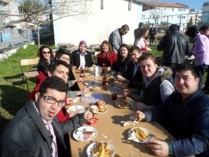 Sosyal Bilimleri Lisesi öğrencileri YGS öncesi stres attı