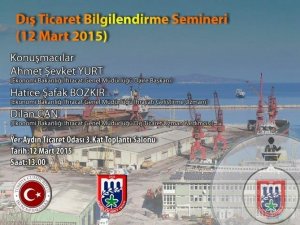 AYTO’dan dış ticaret semineri‏