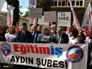 Eğitimcilerden ‘haksız görevlendirme’ eylemi