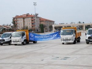 Büyükşehrin yeni araçları Didim’de görücüye çıktı