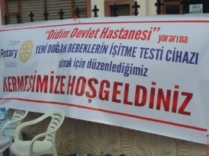 Yeni doğan bebek işitme testi cihazı için kermes