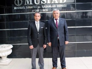 Cengiz Altıntaş Aydın MÜSİAD'ı ziyaret etti