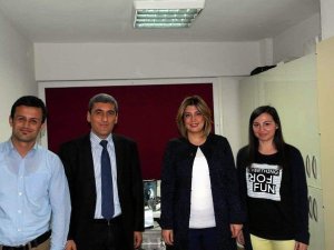 Mine Odabaşı Aydın Yerel Basınını ziyaret etti