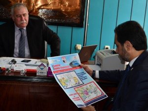 Sadık Atay Aydın şoförler odasına ziyaret etti