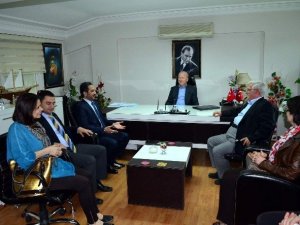 Sadık Atay, ziyaretlerine devam ediyor