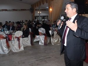 Kalorifer yakıcıları düzenlenen gecede yılın yorgunluğunu attı