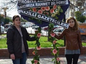 Nazillili gazeteciler Kiraz'ı anarak terörü lanetledi
