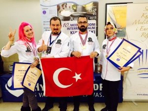 ADÜ’lü aşçılar, Hırvatistan’da rekor kırdı