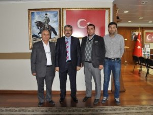 Saraköy Ülkücü İşleri Derneği, Başkan Alıcık’ı ziyaret etti