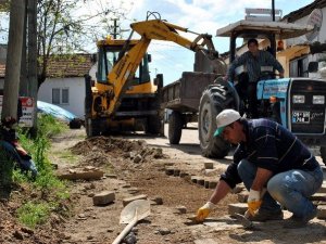 Erbeyli’de yollar çamurdan kurtuluyor