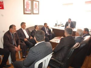 AK Parti’den, Saadet Ve HDP İl Başkanlığına Ziyaret