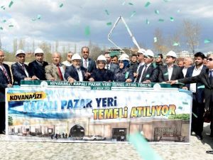 Meram’da Kapalı Pazar Yerinin Temeli Atıldı