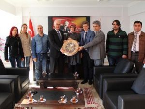 Sağlık-sen Bayburt Şube Yönetiminden İl Emniyet Müdürüne Ziyaret