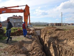 Şuhut Beleyesi İlçede Kanalizasyon Yapım Çalışmalarına Hız Verdi