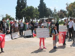 Mersin’de Yermuk Kampı Protestosu