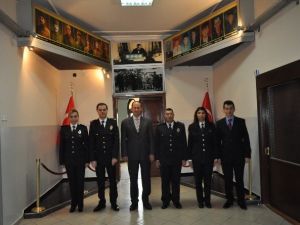 Demirci Emniyeti’nden Kaymakam Kantay’a Ziyaret
