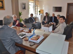 Spor-der Yönetiminden Belediyeye Ziyaret