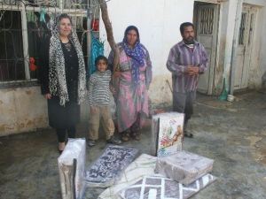Suriyelilere İş Kadınından Yardım
