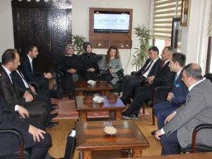 AK Parti İl Başkanlığı’ndan Emniyet Müdürü Kamil Karabörk’e Ziyaret...