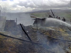 Tokat’ta Ahır Yangını: 2 Hayvan Telef Oldu