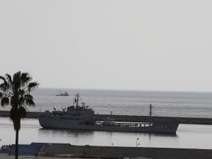 Savaş Gemileri Tatbikat İçin Samsun’da