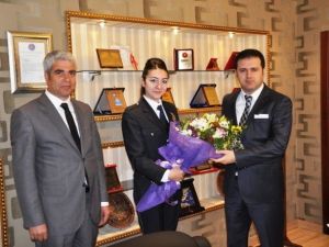 İlçe Polis Teşkilatı Kaymakam Fırat’ı Ziyaret Ettiler