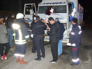 Park Halindeki Kamyonda Yangın