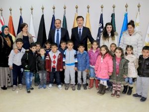 Minik Öğrencilerden Başkan Duruay’a Ziyaret