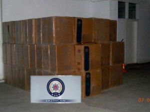 Erzincan’da 72 Bin Paket Kaçak Sigara Ele Geçirildi