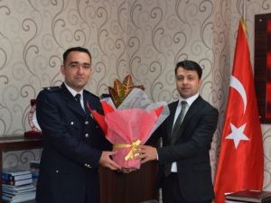 Emniyet Teşkilatı Kaymakam Bedir’i Ziyaret Etti