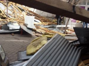 Patnos’ta Şiddetli Fırtına