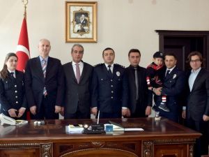 Sarıkamış Emniyeti’nden Kaymakam Muhammed Gürbüz’e Ziyaret