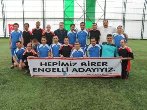 “Engellilere Saygı” Dostluk Maçı Yapıldı