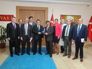 Avrupalı Kayserililer Birliği’nden Vali Düzgün’e Ziyaret