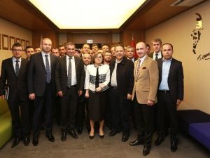 Şahin, İnşaat Sektörünün Temsilcileriyle Toplandı