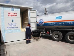 Selçuklu Belediyesi’nden Tatlı Su Hizmeti