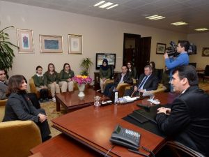 Öğrencilerden Çanakkale Gezisi İçin Başkan Dündar’a Teşekkür Ziyareti