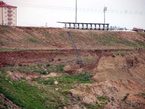 Eğri Çayı Yakınında Heyelan
