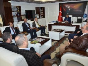 Tgf Başkanı Karaca, Başkan Gürkan’ı Ziyaret Etti
