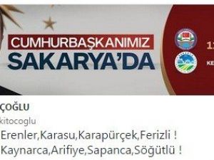Sakarya Cumhurun Reisi İle Buluşuyor