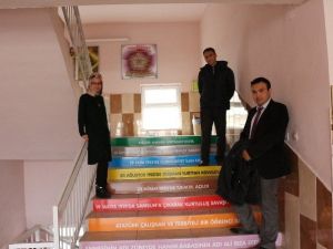 Okuldu ’Konuşan Merdivenler’ Projesi