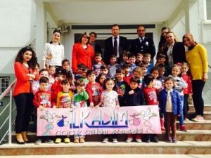 Çocuklar Emniyet Müdürlüğü’nü Gezdi