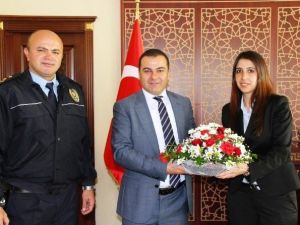 Polisten Kaymakam Yaşar’a Ziyaret